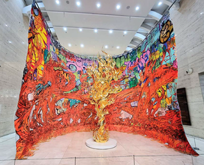 무라카미 다카시 '욕망의 불꽃'